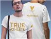 Sample Vitamin Shoppe True Athlete logo t-shirt